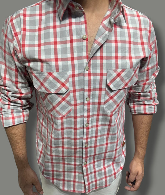 Premium Checked Shirt (M) ED1153 R5S6