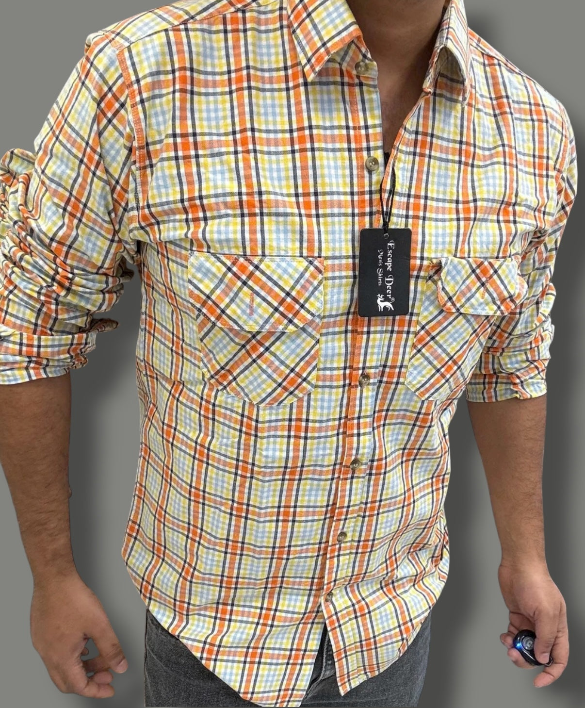 Premium Checked Shirt (M) ED1080 R9 S2